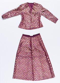 Fine Antique Central Asian or Persian Zari Silk
