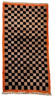 Tibetan Checker Khaden Rug: 2'7'' x 4'11''