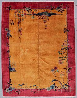 Chinese Art Deco Rug, Early 20th C: 8'11'' x 11'8''