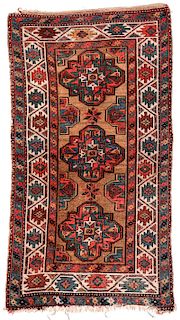 Antique West Persian Kurd Rug: 3'4'' x 6'4''