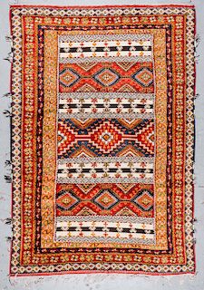 Moroccan Mixed Weave Rug: 6'10'' x 10'2''