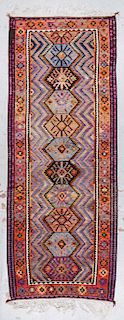 Semi-Antique West Persian Kilim: 44'' x 113''