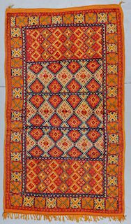 Vintage Moroccan Rug: 4'0'' x 6'11''