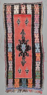 Vintage Moroccan Rug: 4'3'' x 9'3''