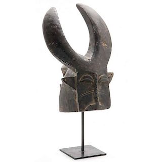 19th Century Senufo Tribe Water Buffalo Mask