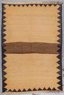 Vintage Shiraz Kilim: 3'4'' x 4'11''