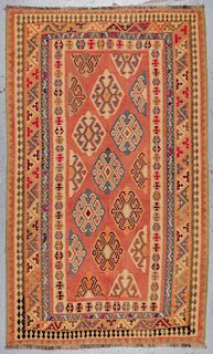 Vintage Shiraz Kilim: 5'0'' x 8'5''