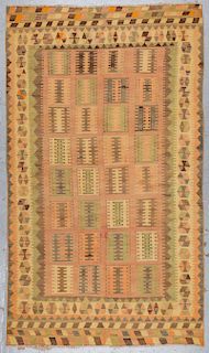 Vintage Shiraz Kilim: 5'0'' x 8'3''