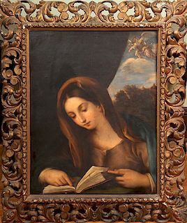Virgin Mary Old Masters Oil Painting
