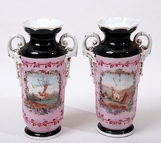 Old Paris Style Vases