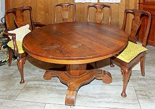 Oak Table With Chairs