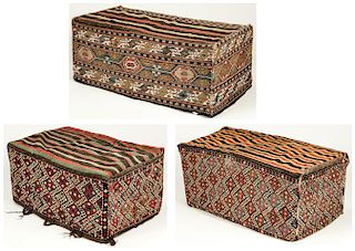 3 Antique Caucasian Cargo Bags/Beshik