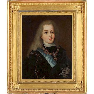 French School Portrait of Spain's King Philip V