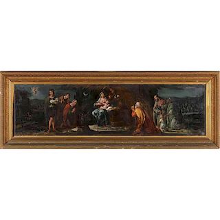 Old Master Style Painting of the Nativity