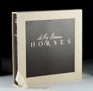 Signed Nieman Book - "Horses" - 1979