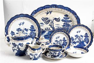 * A Booths Stoneware Dinner Service for Ten Diameter of dinner plate 10 1/2 inches.