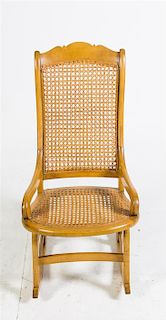 * An American Wood Rocking Chair Height 37 1/2 inches.