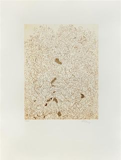 * Mark Tobey, (American, 1890-1976), Psaltery, 2nd Form, 1974