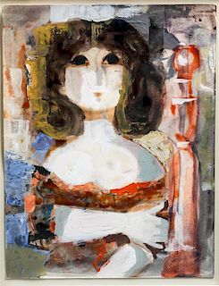 * Jordi Pia Domenech, (Spanish, 1917-1992), Bust of a Woman