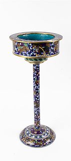 * A Chinese Cloisonníš Stand Height 25 inches.
