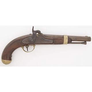 Aston U.S.  Model 1842 Percussion Pistol