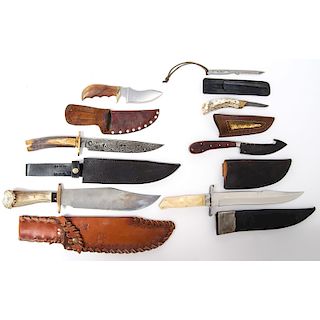Assorted Bowie Knives