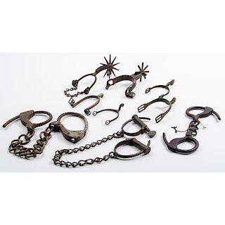 Three Pairs of Handcuffs and Three Pairs of Spurs