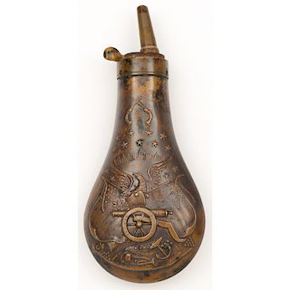 Martial Copper Flask 
