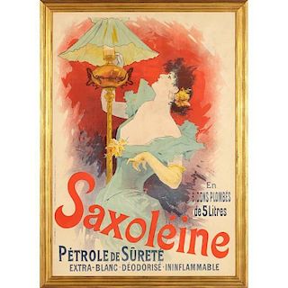 Jules Cheret (French 1836-1932), "Saxoleine," Poster