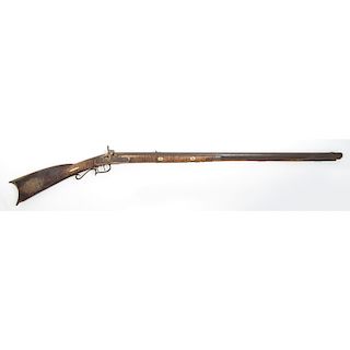 Half Stock Percussion Rifle by J. Spangle