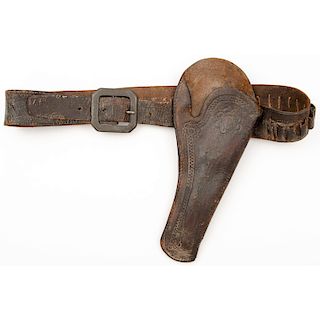 Early Leather Holster W/Belt