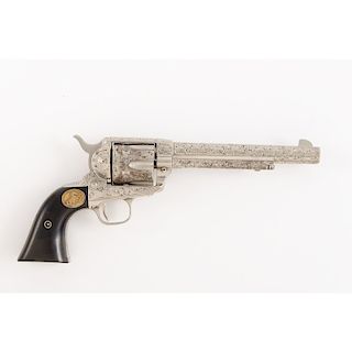 ** Cased Engraved Colt Single Action Army Revolver