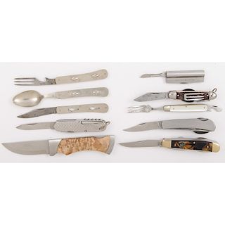 Case of 9 Assorted Hobo Knives 