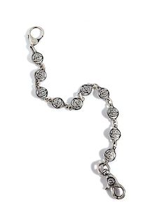 A Gianni Versace Medusa Medallion Pocket Chain,