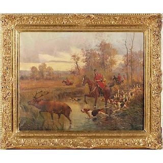 Walter Reeves (Br., fl.1882-1900), Elk Hunting