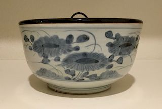 Blue and White Water Container (Mizusashi), Japan, 17th