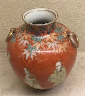 Small Koransha Vase, Japan, Meiji Period, 19th Century