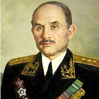 Penzov, Russian (20th C.) Oil On Canvas, Portrait