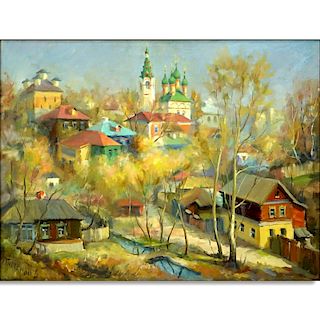 A.A. Pimenov, Russian (20th C.) Oil On Canvas