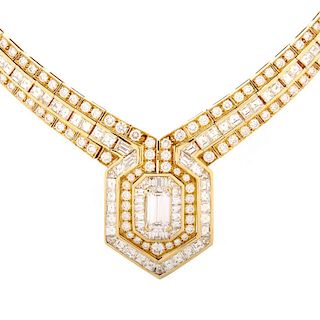 GIA Certified 29.0 Carat Diamond Necklace