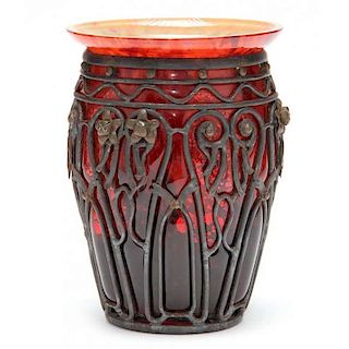 Louis Majorelle, Daum Art Glass Vase