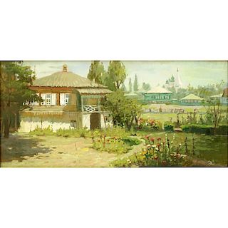 Sayfullina-ei, Russian (20th C.) Oil On Canvas