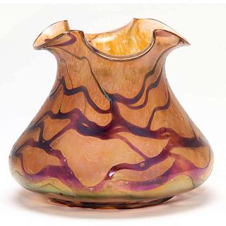 Loetz Pampas Glass Vase