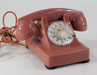 RARE C.1953 Western Electric 302 Rose Rotary Phone
