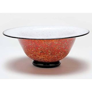 Brian Becher, Art Glass Pedestal Bowl