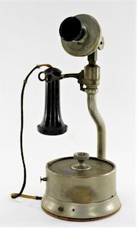 RARE C1893 Clark Candlestick Switchboard Telephone