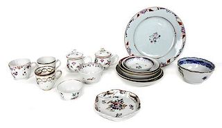 A Collection of Chinese Export Porcelain Articles, Diameter of first 9 inches.