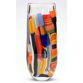 Bengt Hokanson and Trefny Dix, Art Glass Vase