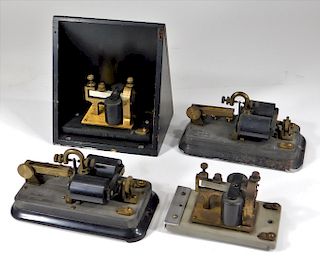 4PC Western Electric Telegraph Relay Key Sounder