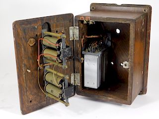 Western Electric Wood Case Telephone Extension